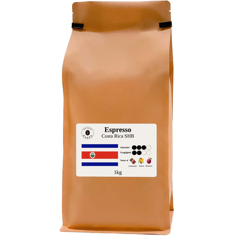 Espresso Costa Rica SHB hele bønner 8kg