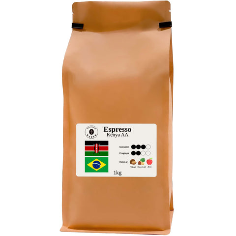 Espresso Kenya AA hele bønner 8kg